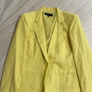 Yellow blazer! Size 8